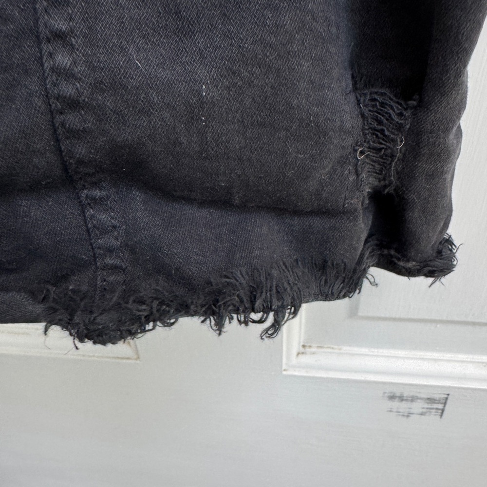 Cotton On Kids 2T Girls Black Overalls Classic with Ripped Design - Picture 3 of 5
